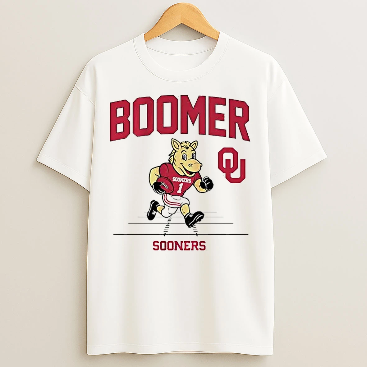 Classic Oklahoma Football Gridiron Mascot Boomer T Shirts