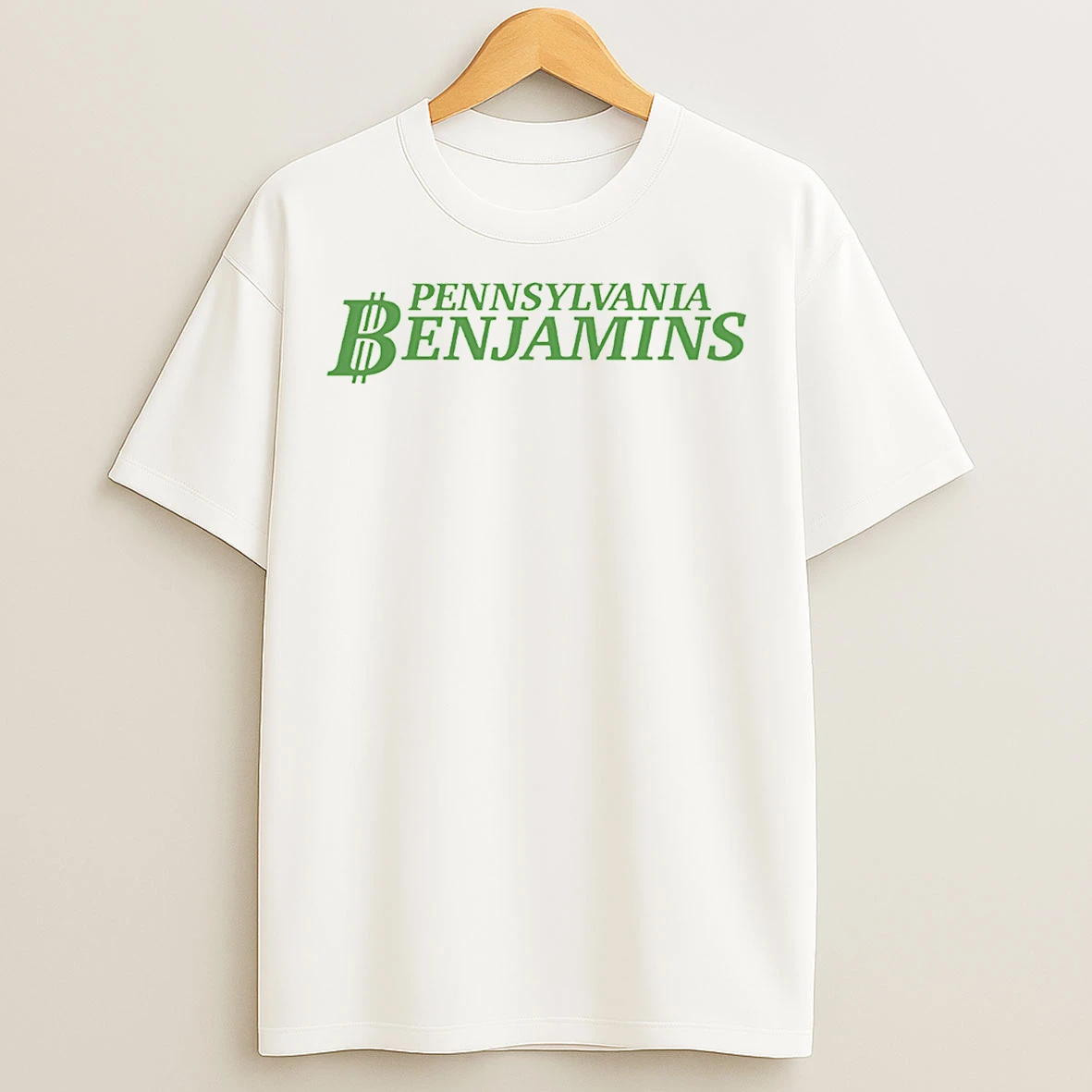 Classic Pennsylvania Benjamins Text T Shirts