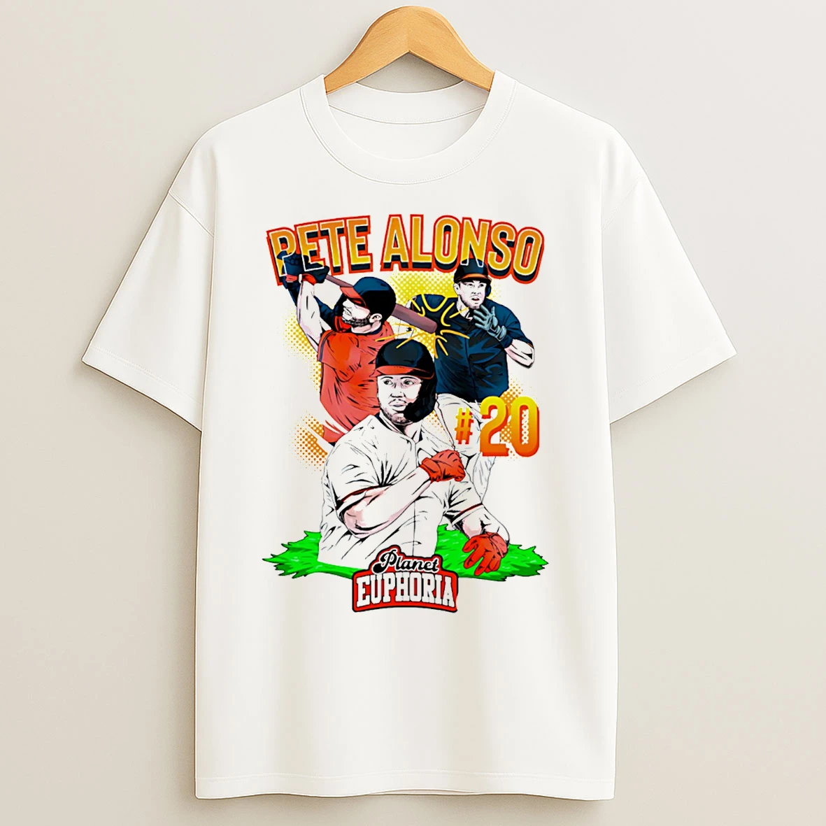 Classic Pete Alonso Baltimore Orioles Hand Drawn Artwork T Shirts