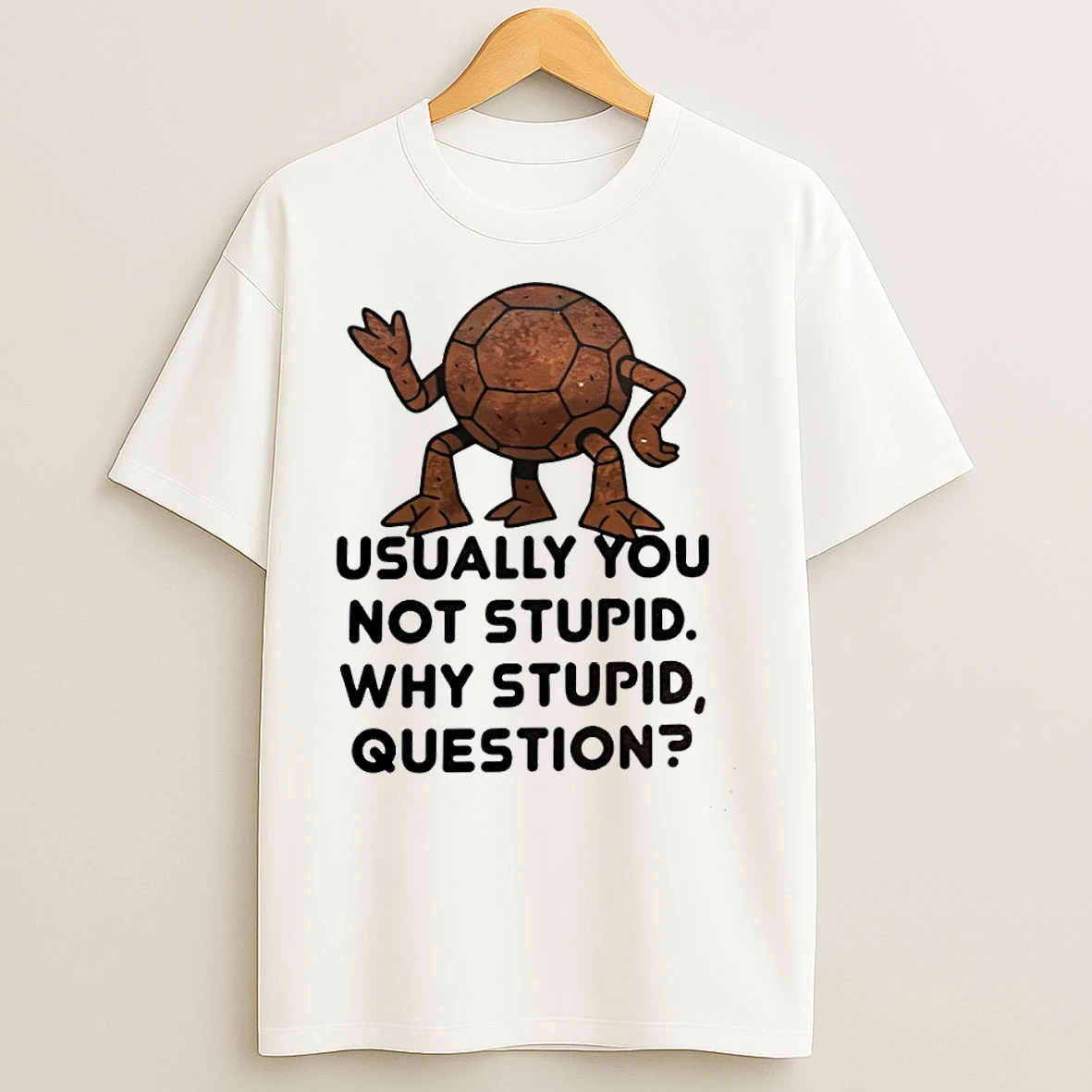 Classic Pokemon Geodude Usually You Not Stupid Why Stupid Question T Shirts