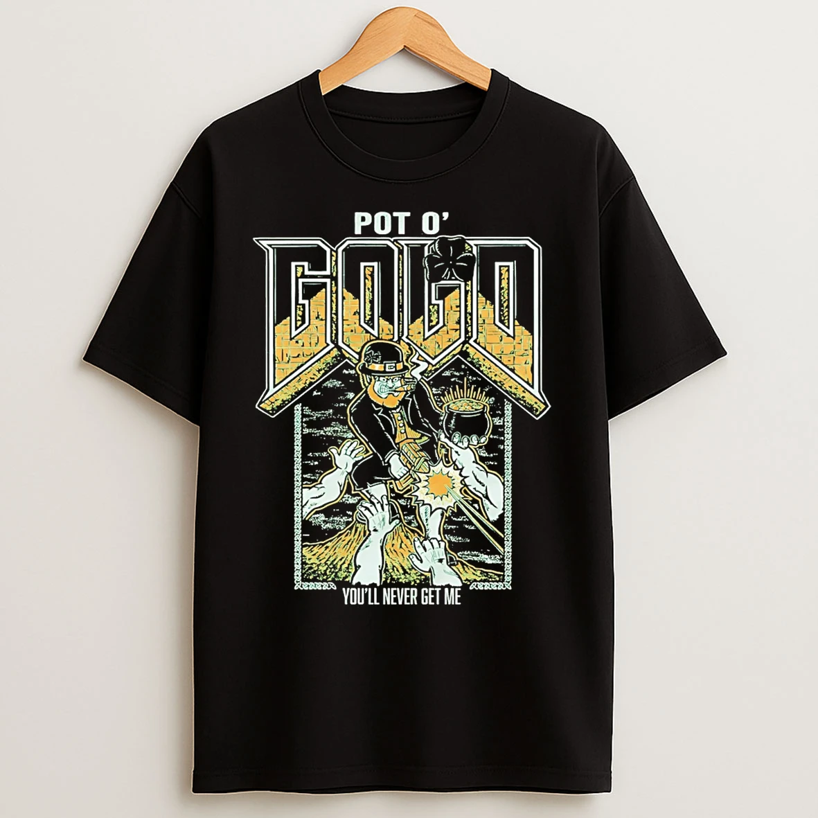 Classic Pot O Gold Youll Never Get Me St Patricks Day T Shirts