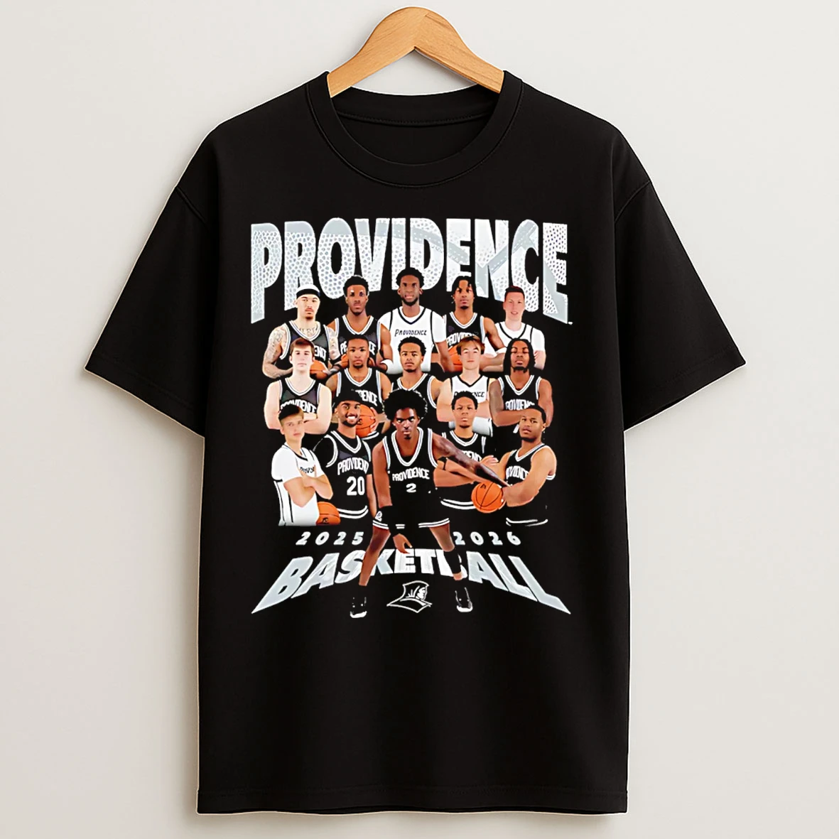 Classic Providence Mens Basketball 2025 2026 Team Collage T Shirts