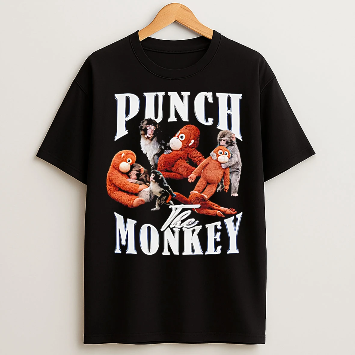 Classic Punch The Monkey Graphic T Shirts