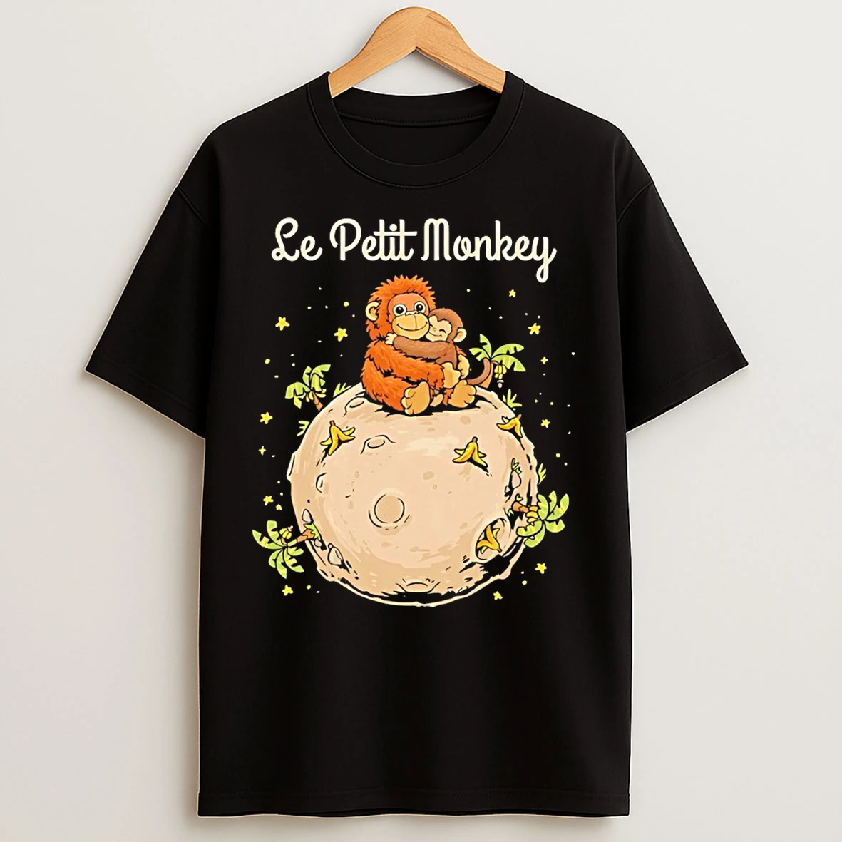 Classic Punch And His Stuffed Orangutan X Le Petit Prince Le Petit Monkey T Shirts