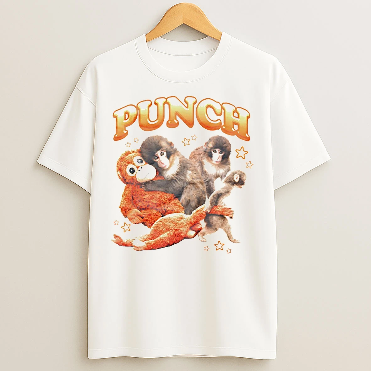 Classic Punch Monkey Panchi Kun Loved Vintage T Shirts