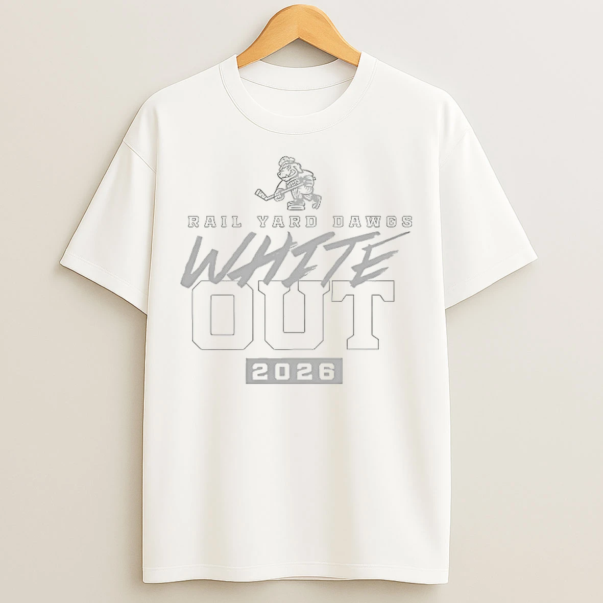 Classic Rail Yard Dawgs White Out 2026 T Shirts