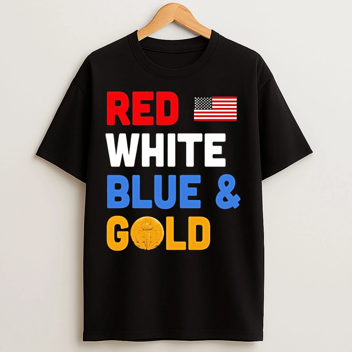 Classic Red White Blue And Gold Usa Hockey Olympic 2026 Milano Cortina 2026 Winter Sports T Shirts