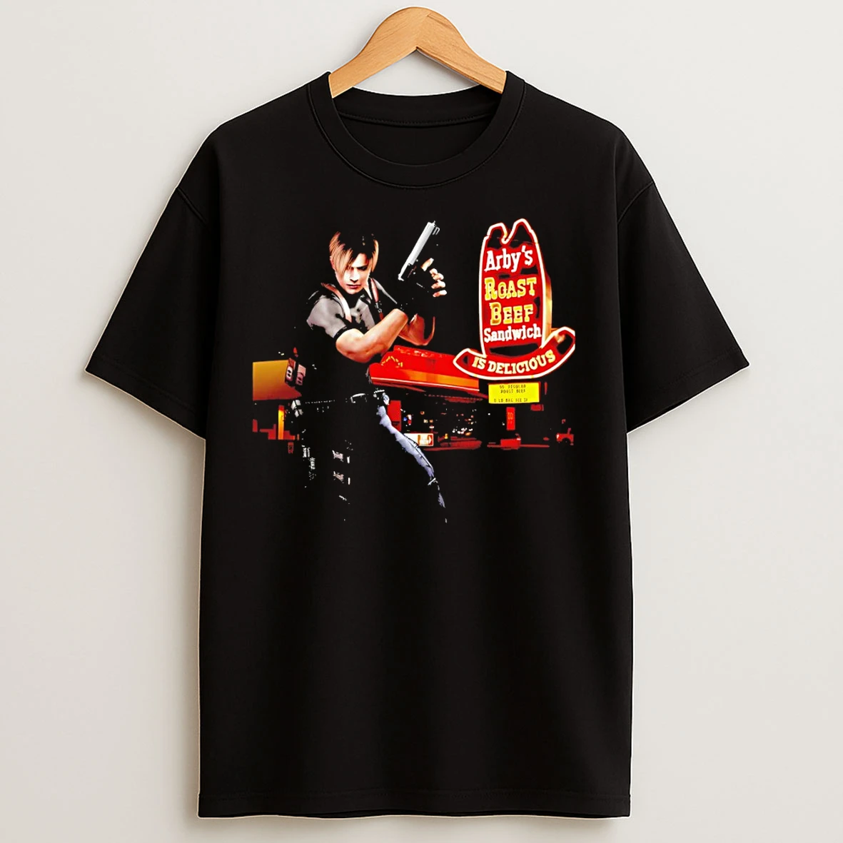 Classic Resident Evil 4 Arbys Roast Beef Sandwich Is Delicous T Shirts