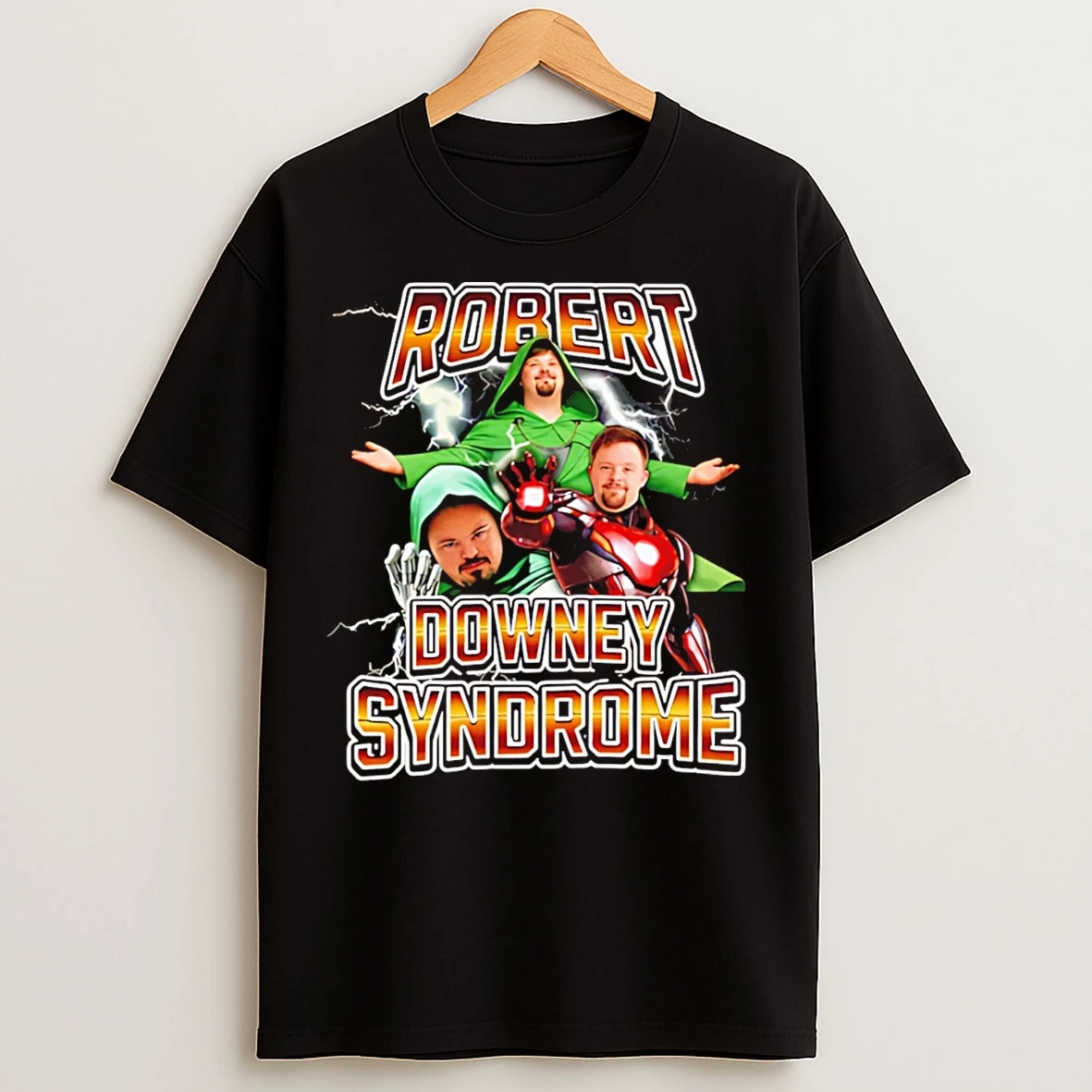 Classic Robert Downey Syndrome Down Superman T Shirts