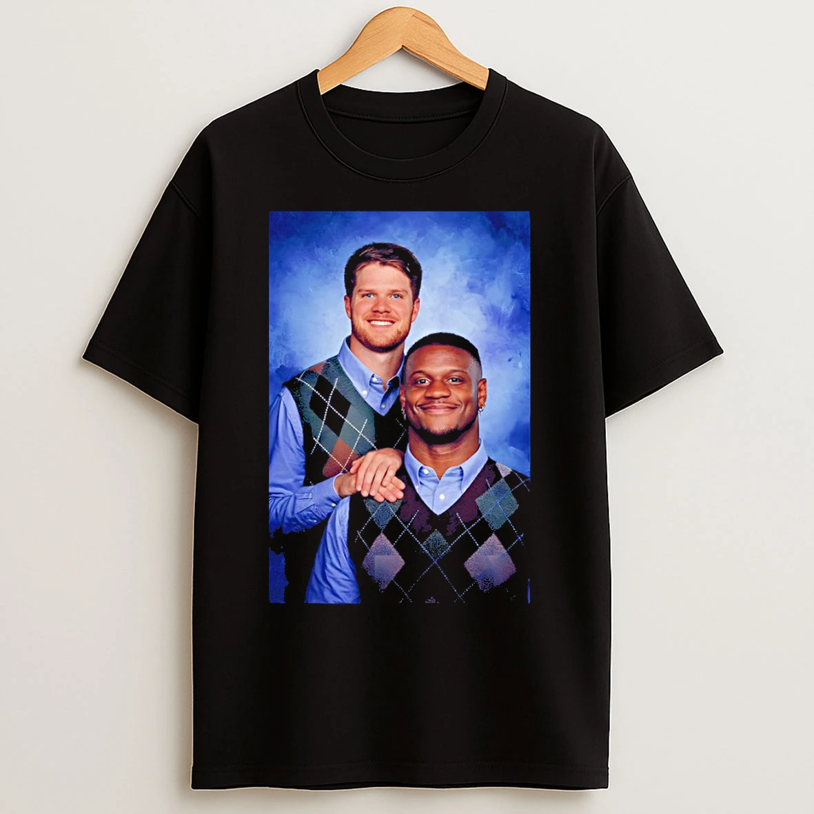 Classic Sam Darnold And Kenneth Walker Iii Super Bowl Champs Seahawks Nfl T Shirts
