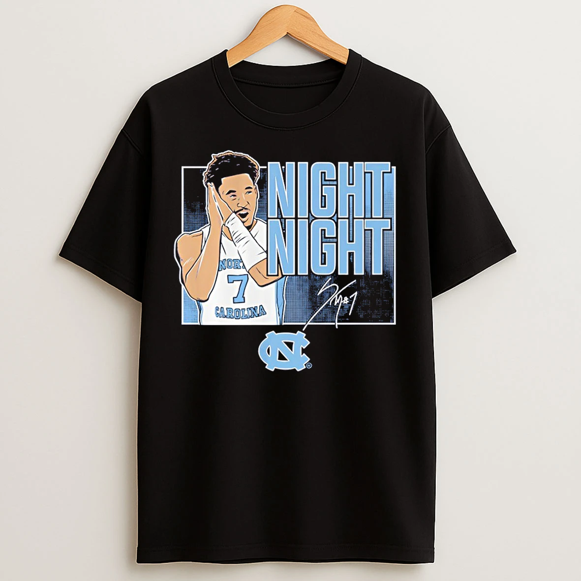 Classic Seth Trimble Said Night Night North Carolina Tar Heels Basketball Signature T Shirts