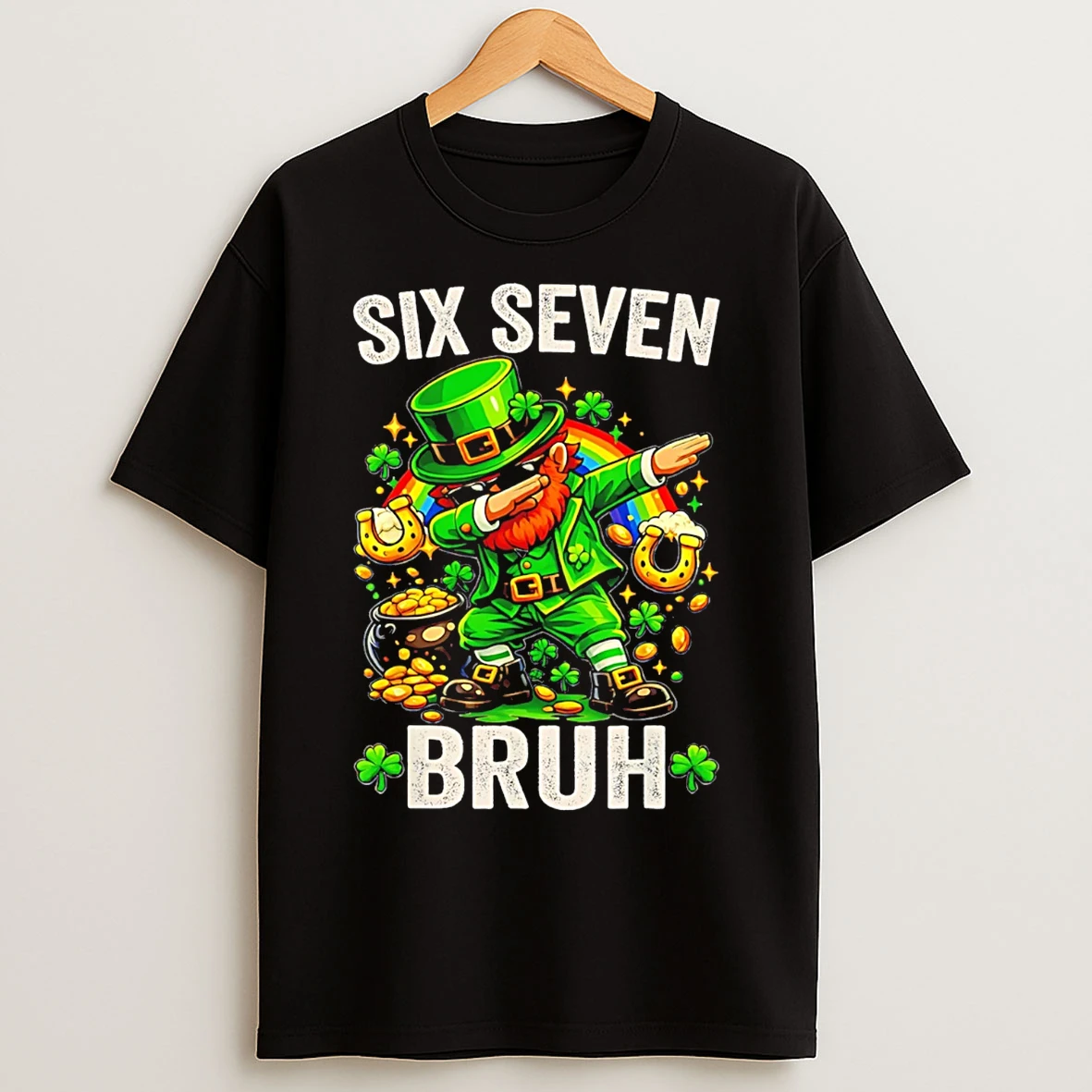 Classic Six Seven Bruh Shamrock St Patricks Day 2026 T Shirts