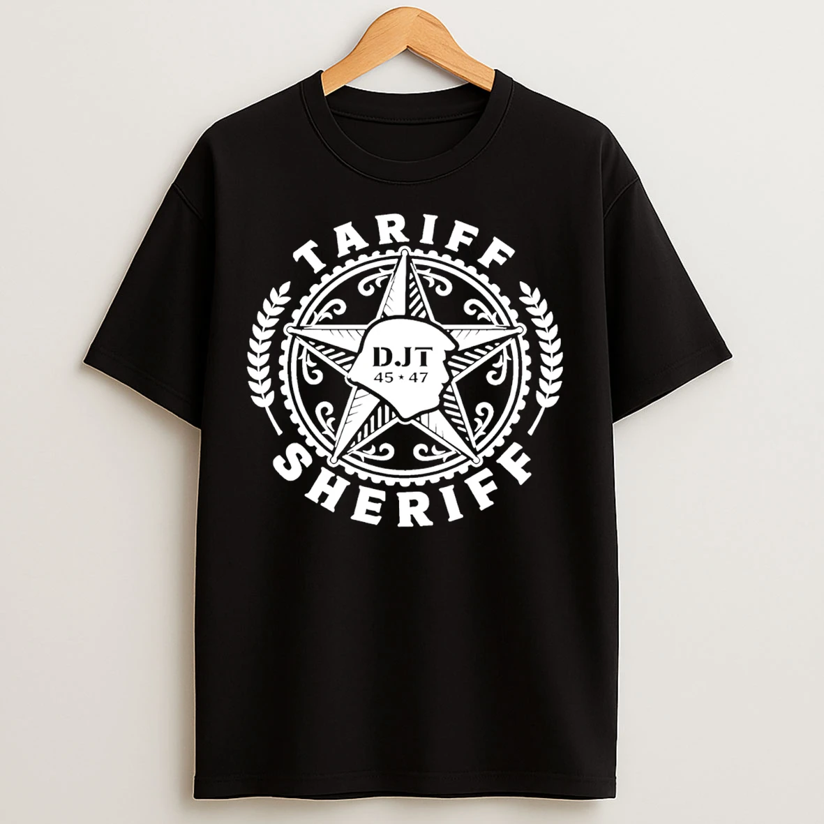 Classic Tariff Sheriff Djt 45 47 Logo T Shirts