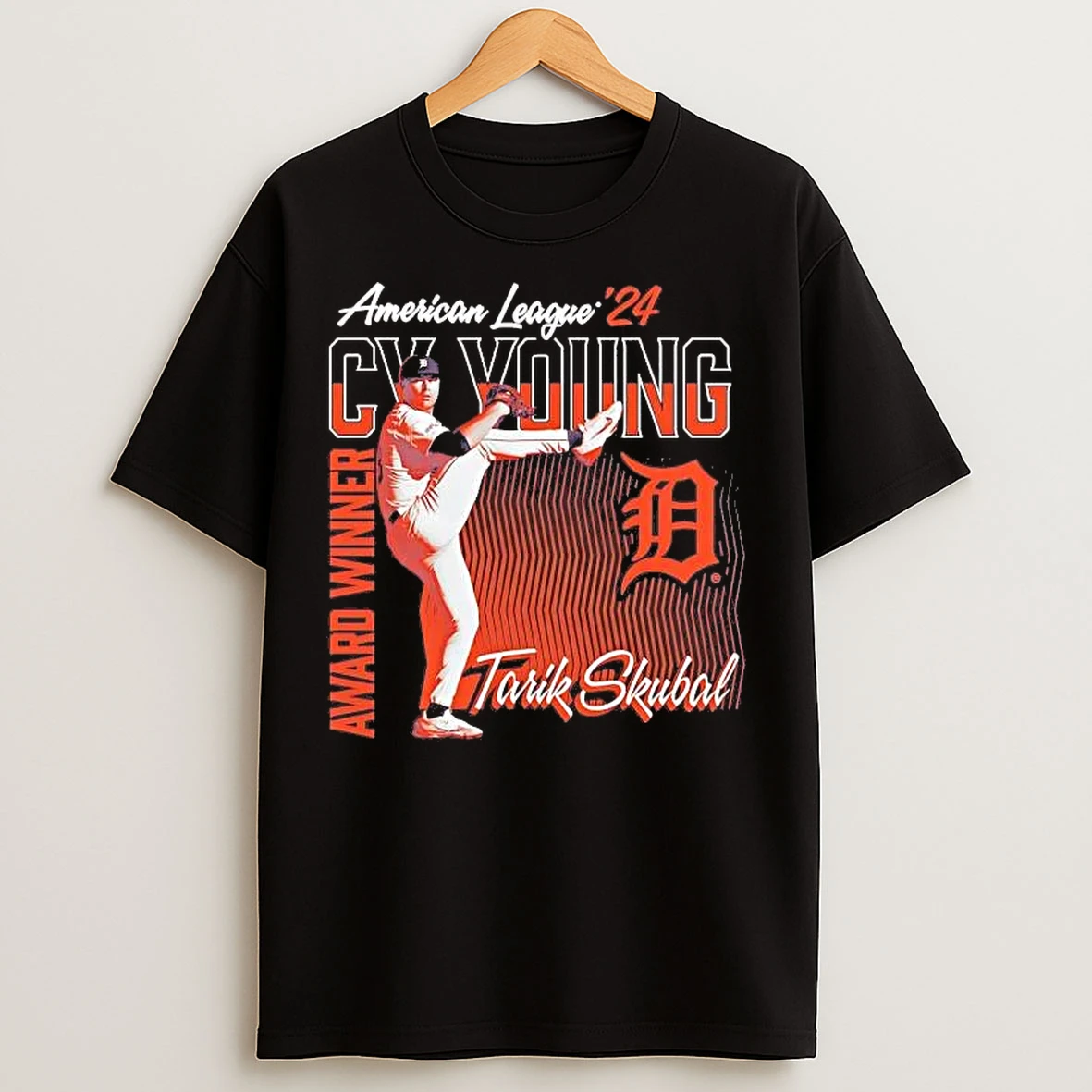 Classic Tarik Skubal Cy Yoing Award Winner Detroit Tigers T Shirts