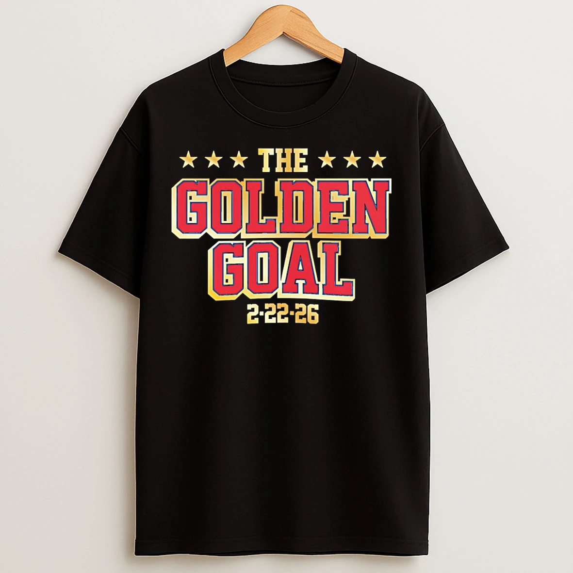 Classic The Golden Goal Us Hockey World Champs 2026 T Shirts
