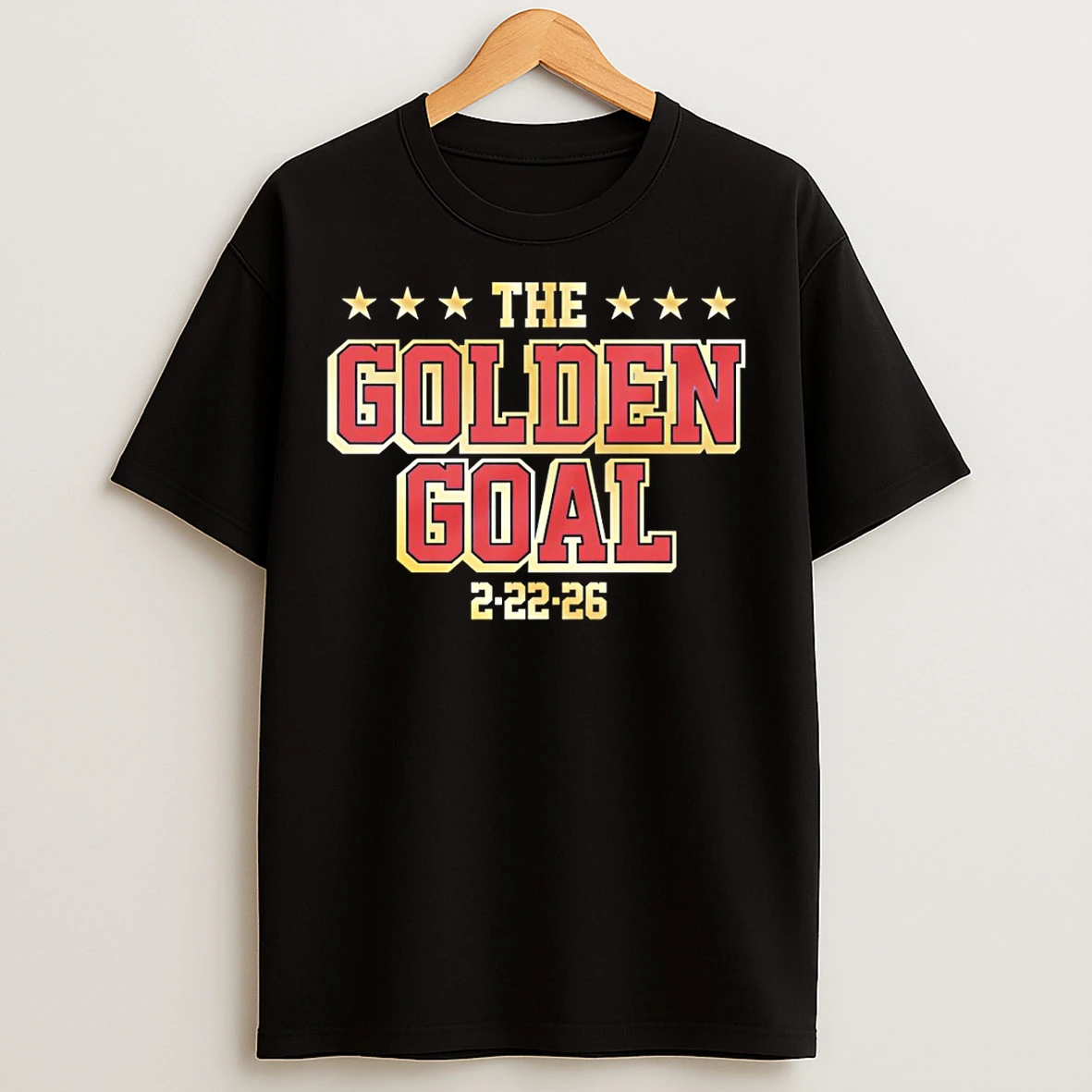 Classic The Golden Goal Usa Hockey Olympic Milano Cortina 2026 Winter Sports T Shirts