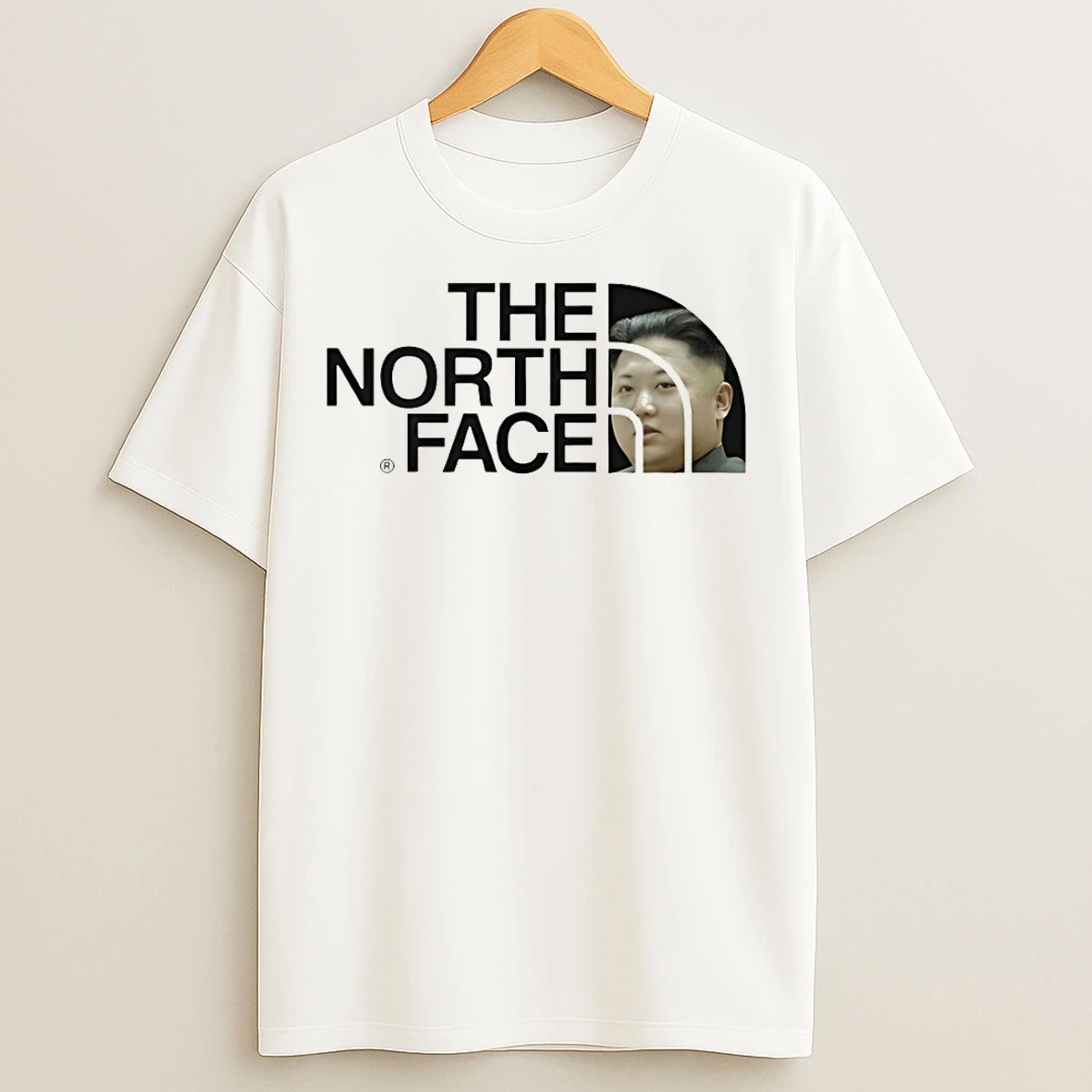 Classic The North Face Kim Jong Un Parody Logo T Shirts