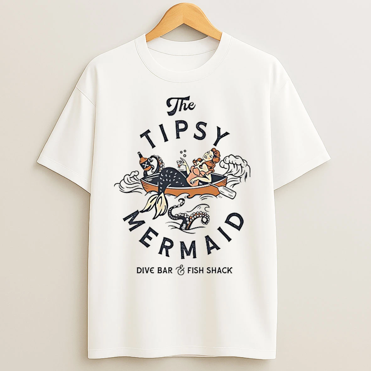 Classic The Tipsy Mermaid Dive Bar And Fish Shack T Shirts