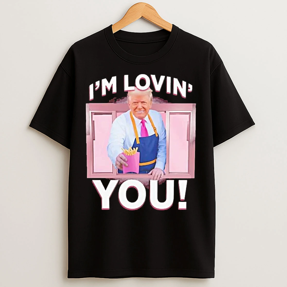Classic Trump Mcdonalds Im Lovin You Valentines Day T Shirts