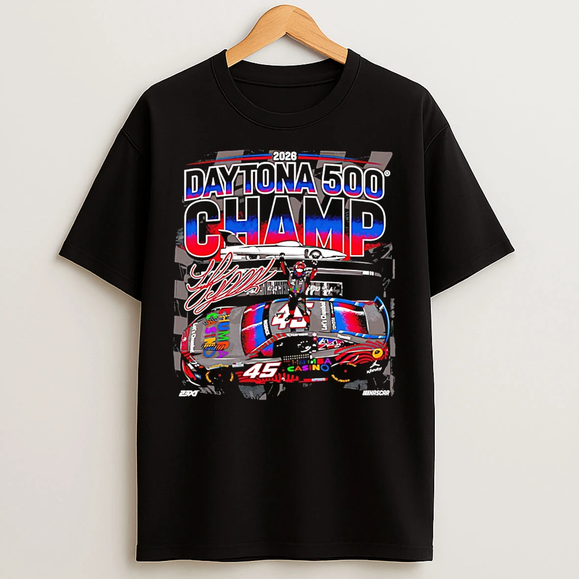Classic Tyler Reddick 2026 Daytona 500 Champion Graphic T Shirts
