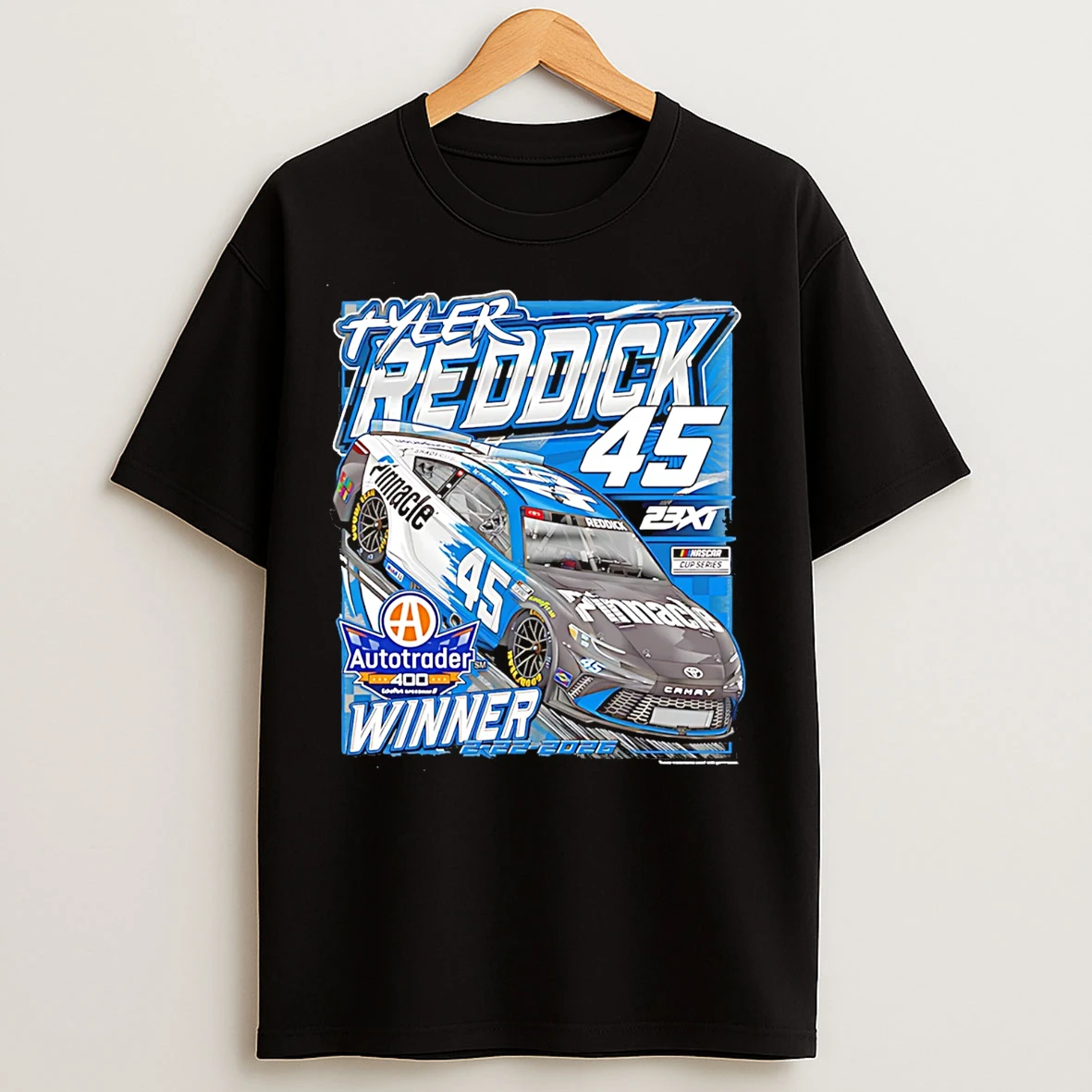 Classic Tyler Reddick Autotrader 400 Race Winner Graphic T Shirts