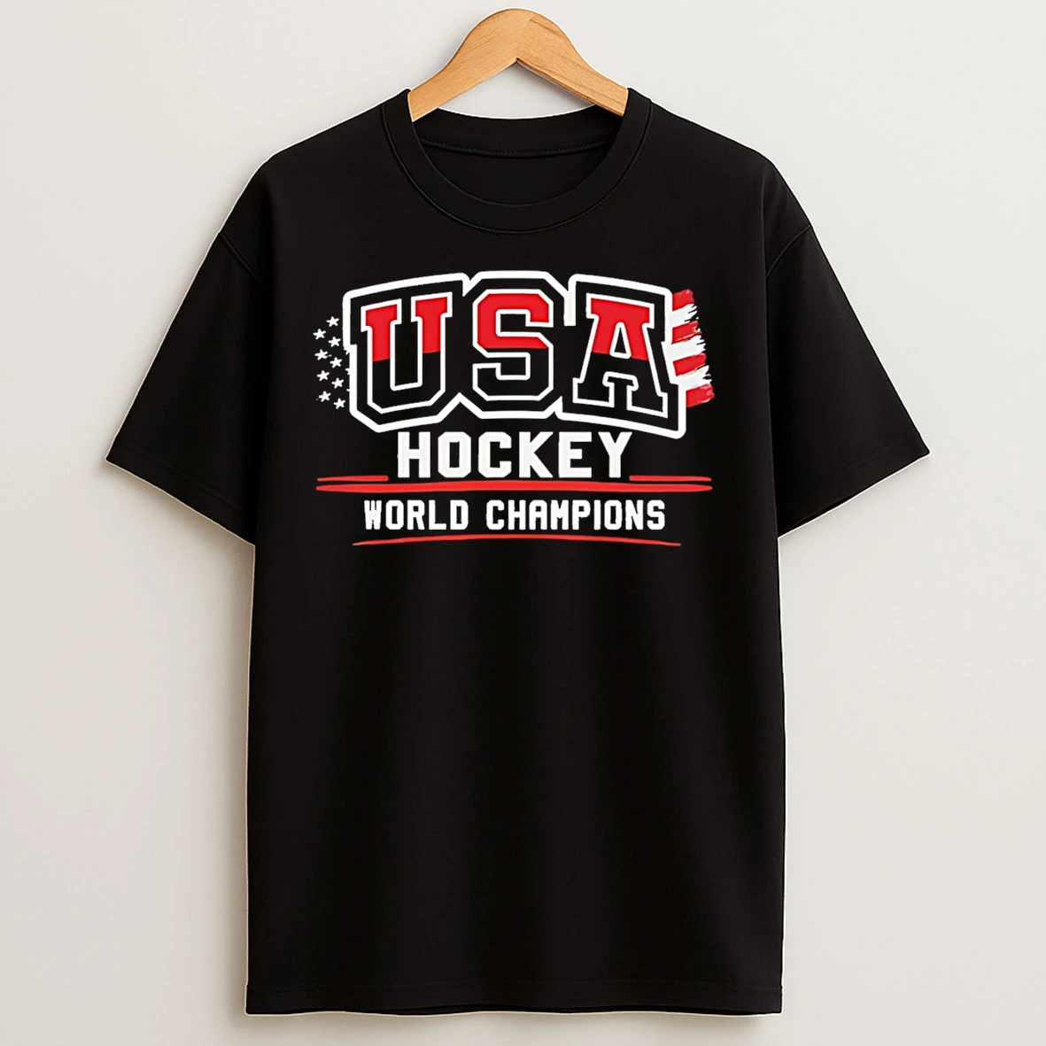 Classic U S A Hockey World Champions 2026 T Shirts