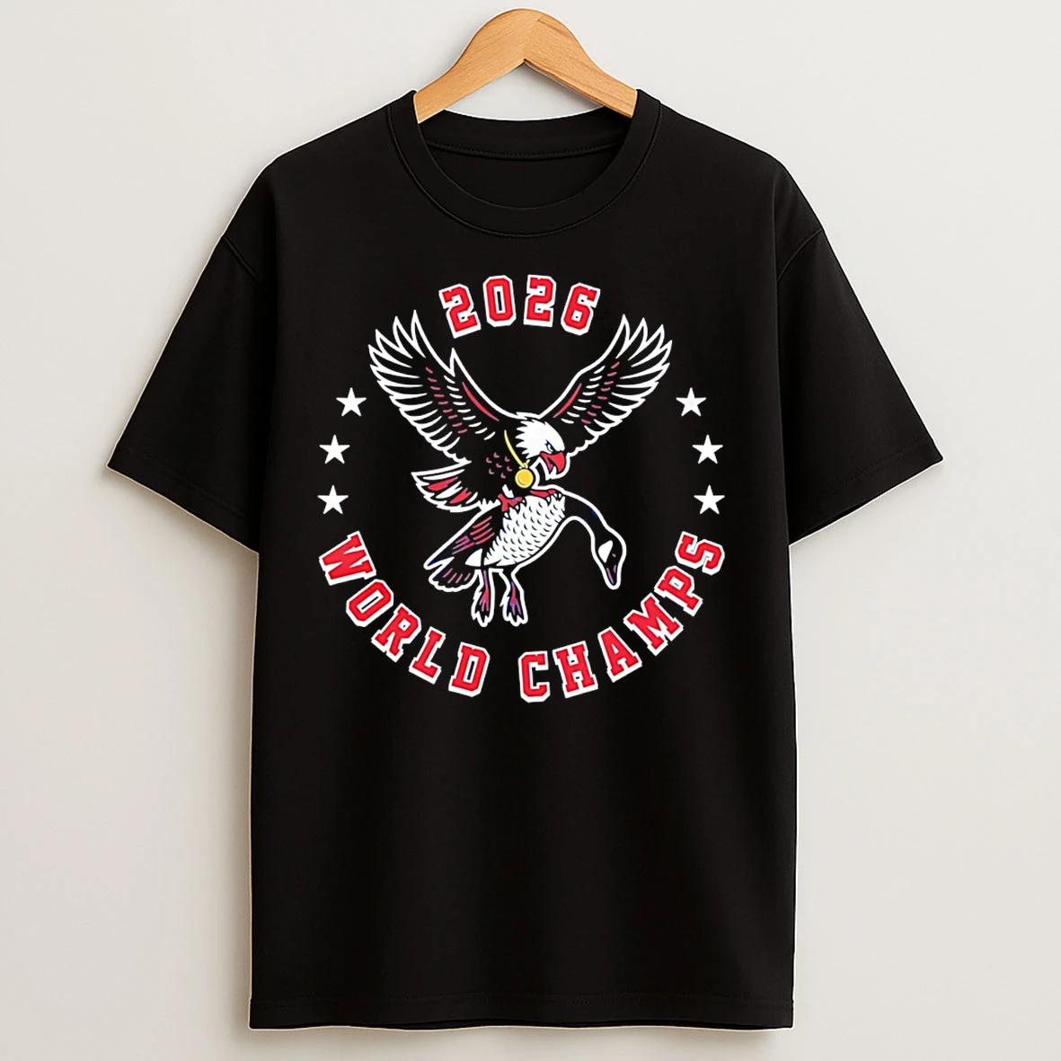 Classic Us Hockey World Champs 2026 Logo T Shirts