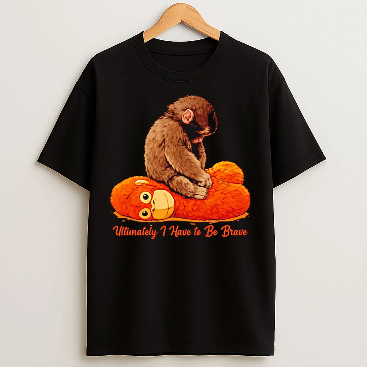 Classic Ultimately I Have To Be Brave Punch Monkey Vintage T Shirts