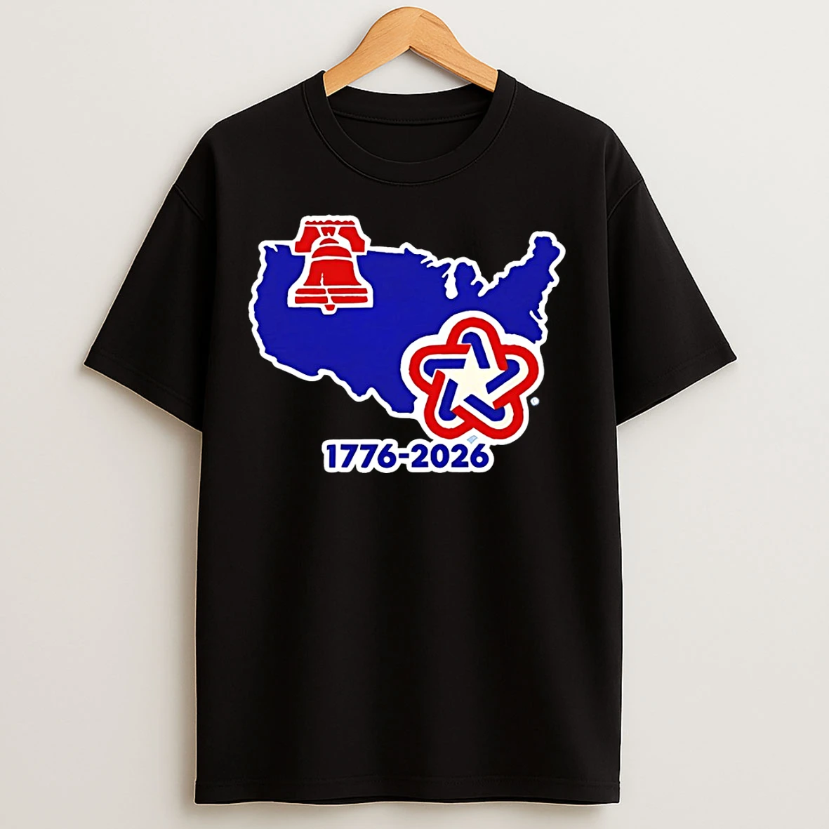 Classic United States Map 1776 2026 America 250th Vintage T Shirts