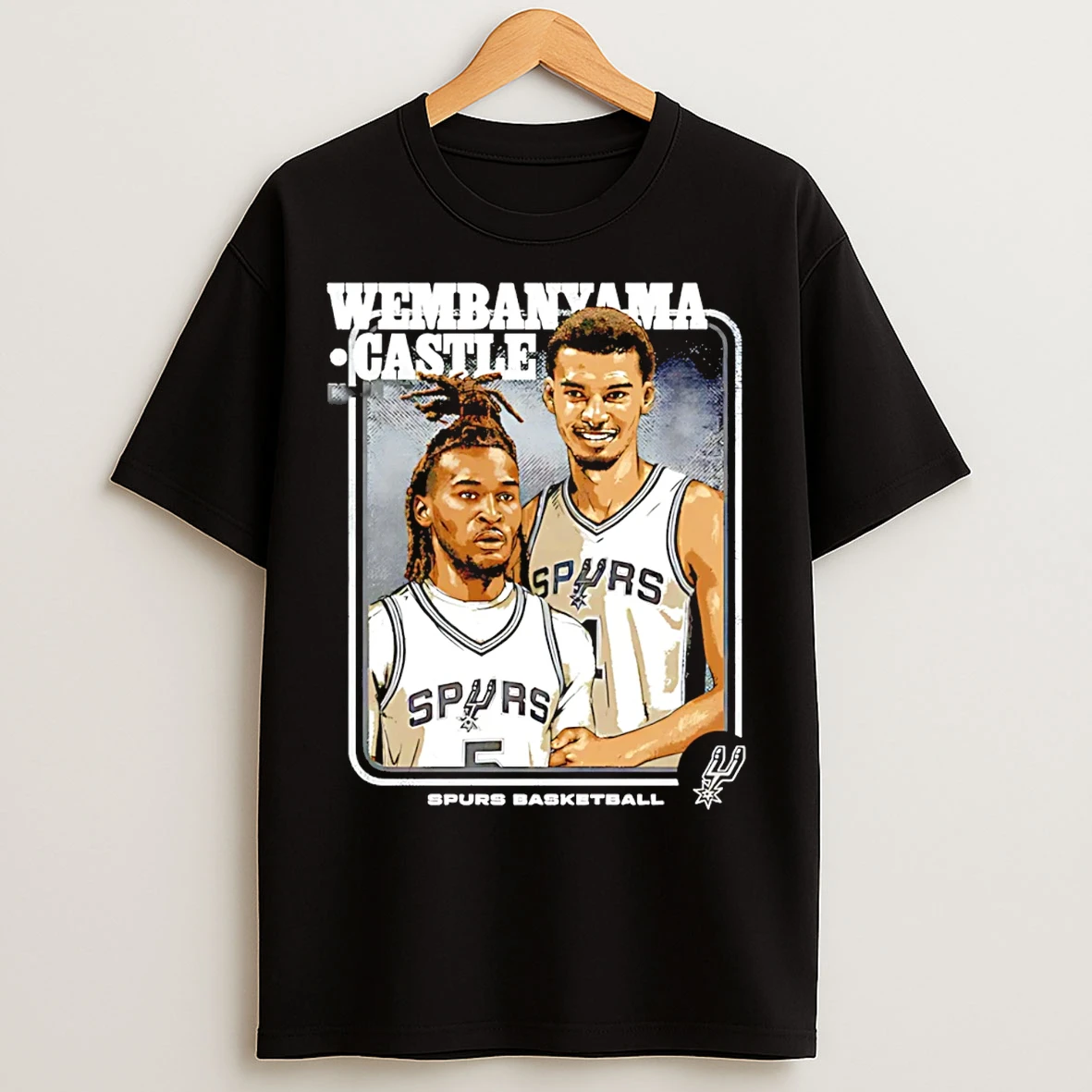 Classic Victor Wembanyama Stephon Castle San Antonio Spurs Step Brothers T Shirts