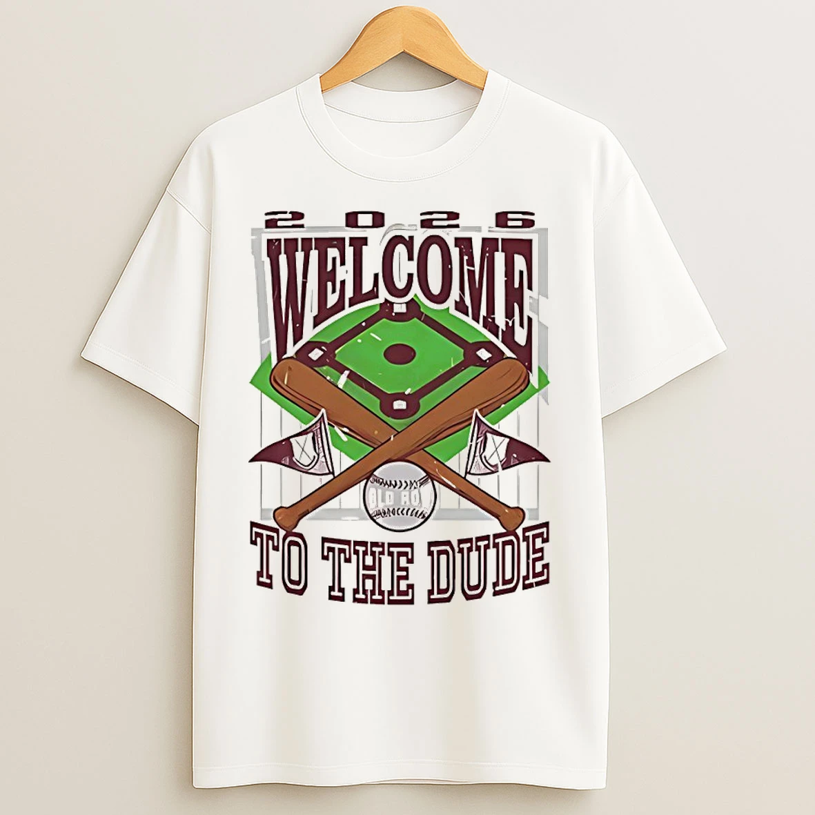 Classic Welcome To The Dude 2026 Baseball Vintage T Shirts