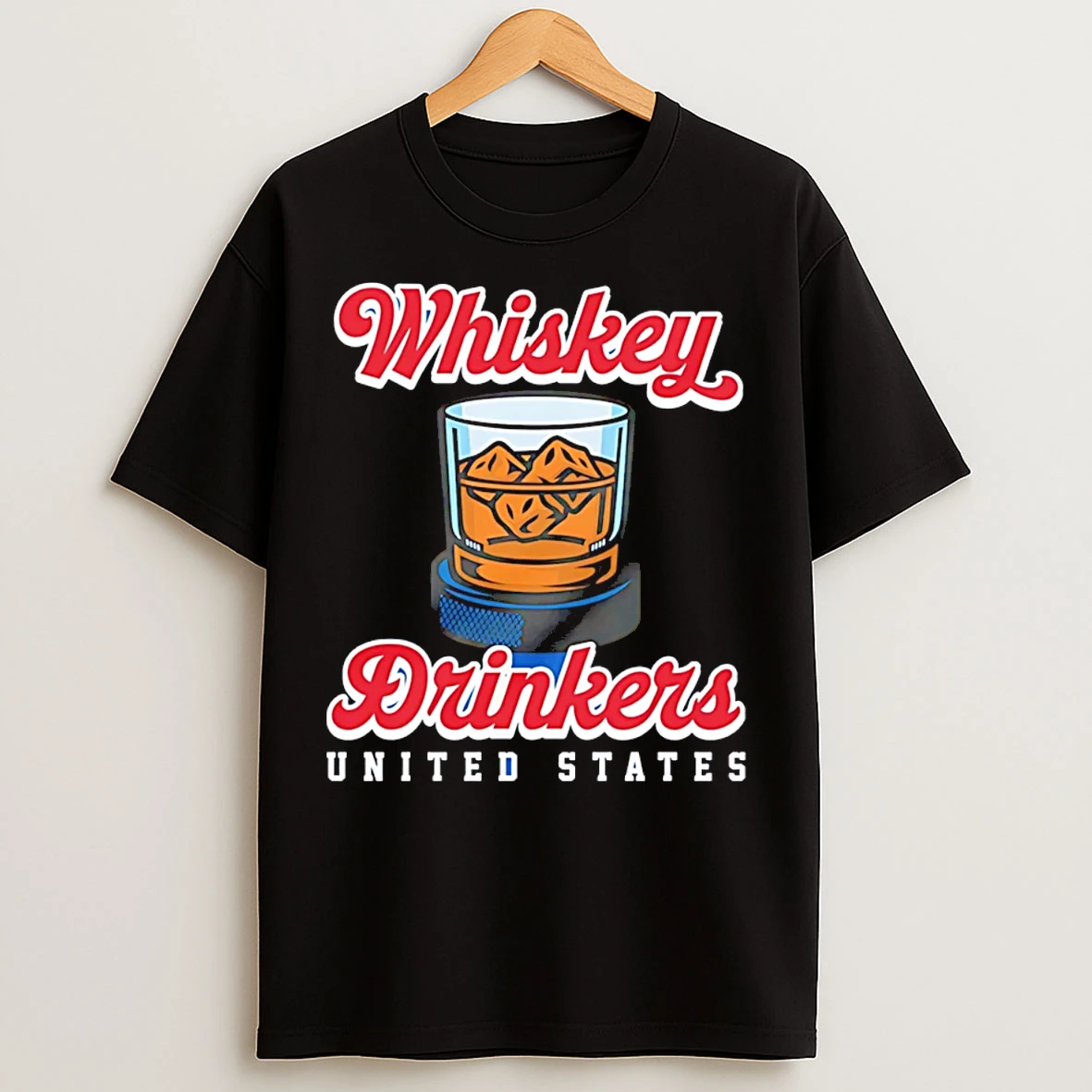Classic Whiskey Drinkers United States Hockey 2026 T Shirts