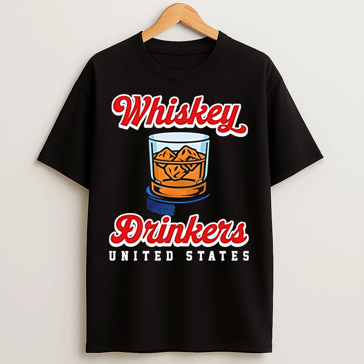 Classic Whiskey Drinkers United State Usa Hockey Olympic Milano Cortina 2026 Winter Sports T Shirts