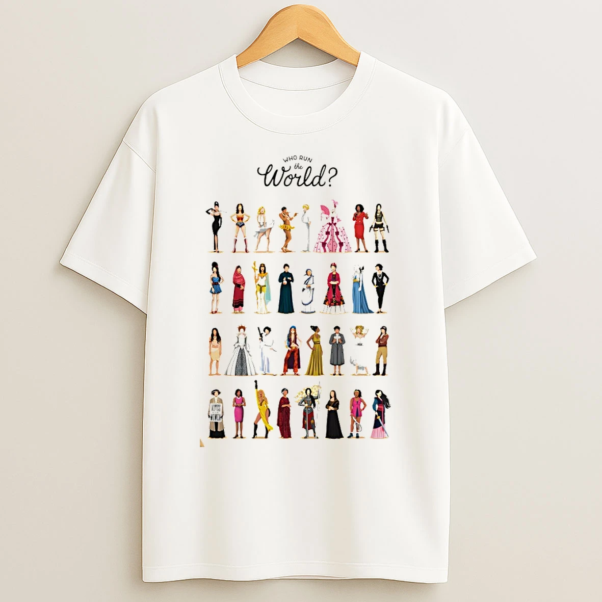 Classic Who Run The World The Future Is Female T Shirts