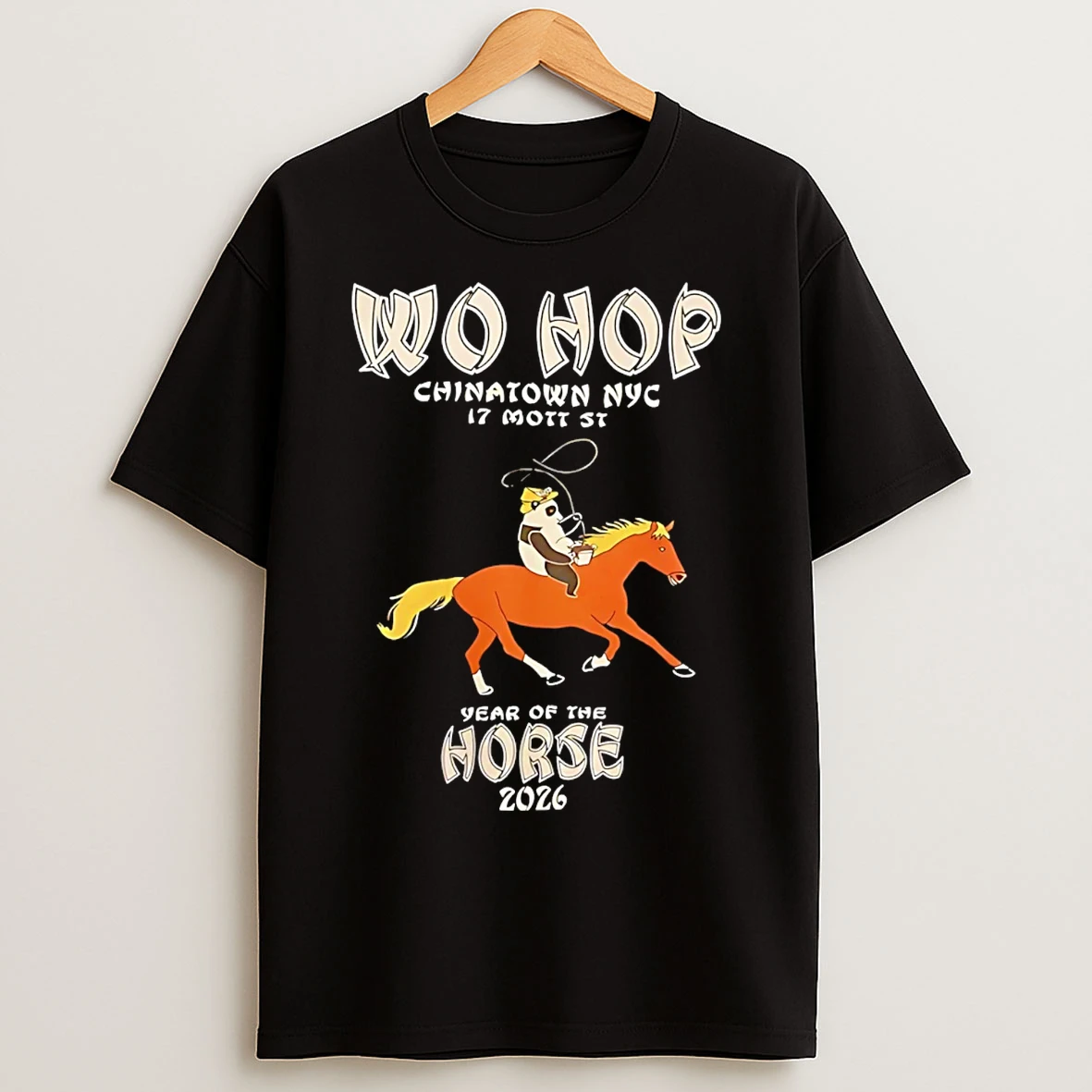 Classic Wo Hop Chinatown Nyc Year Of The Horse 2026 T Shirts
