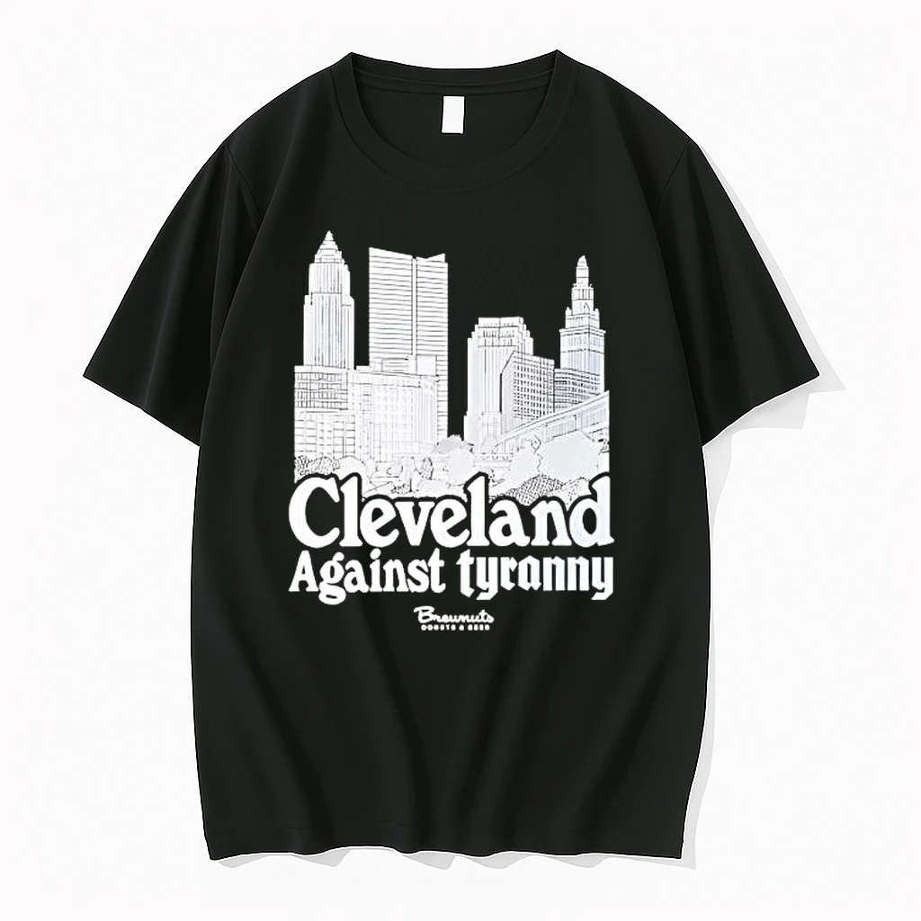 Cleveland Against Tyranny City Skyline Tower City Terminal Towers Shirts
