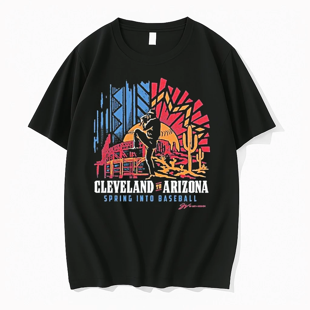 Cleveland To Arizona Baseball Spring Shirts