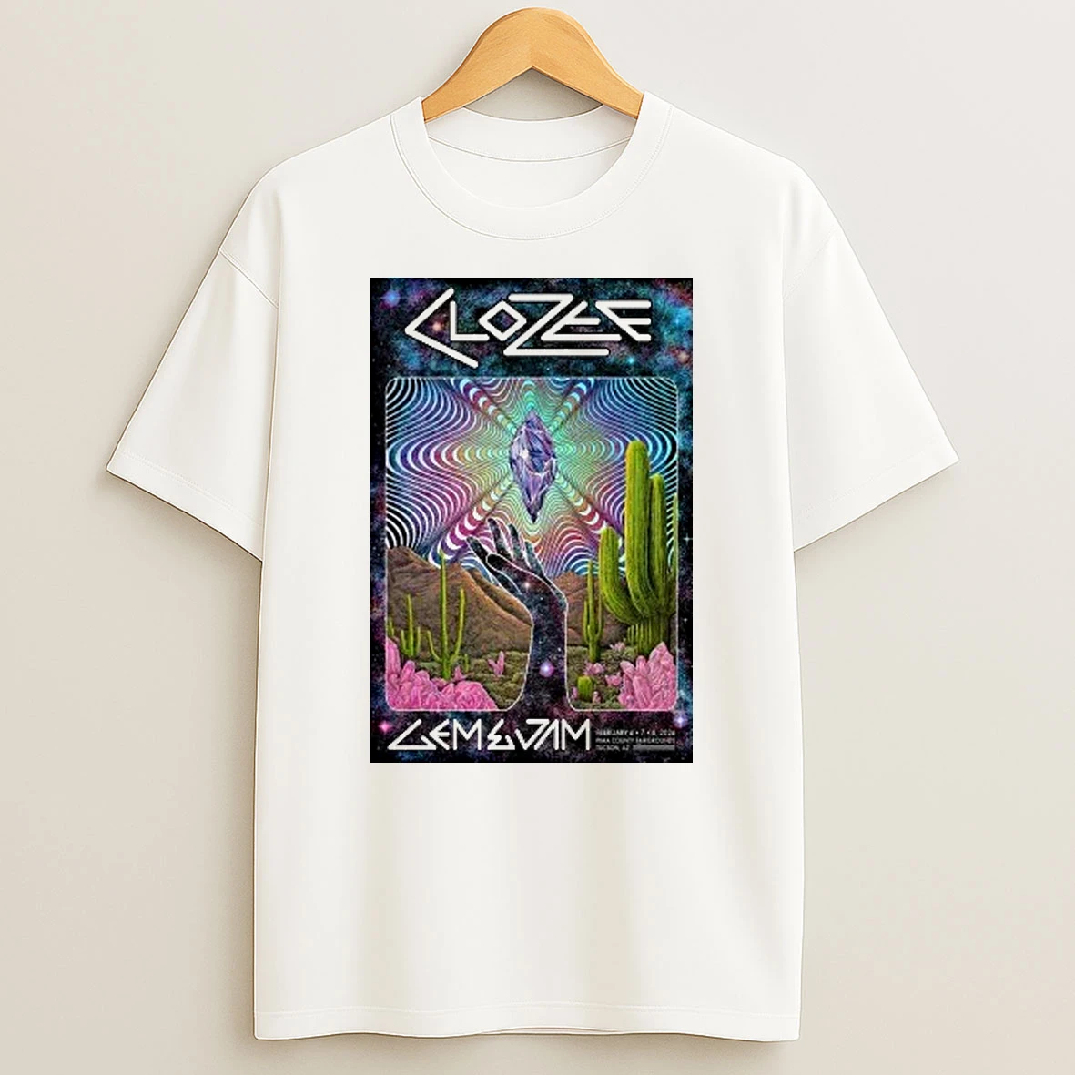 Clozee Gem Jam Festival Tucson Az Feb 6 8 2026 Shirts