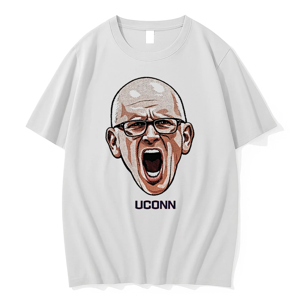 Coach Dan Hurley Big Head Uconn Huskies Basketball Collection Shirts