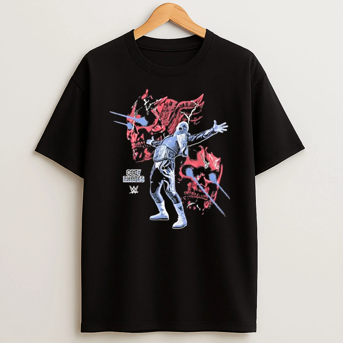 Cody Rhodes Skull Wrestlemania 42 Wwe Graphic Shirts