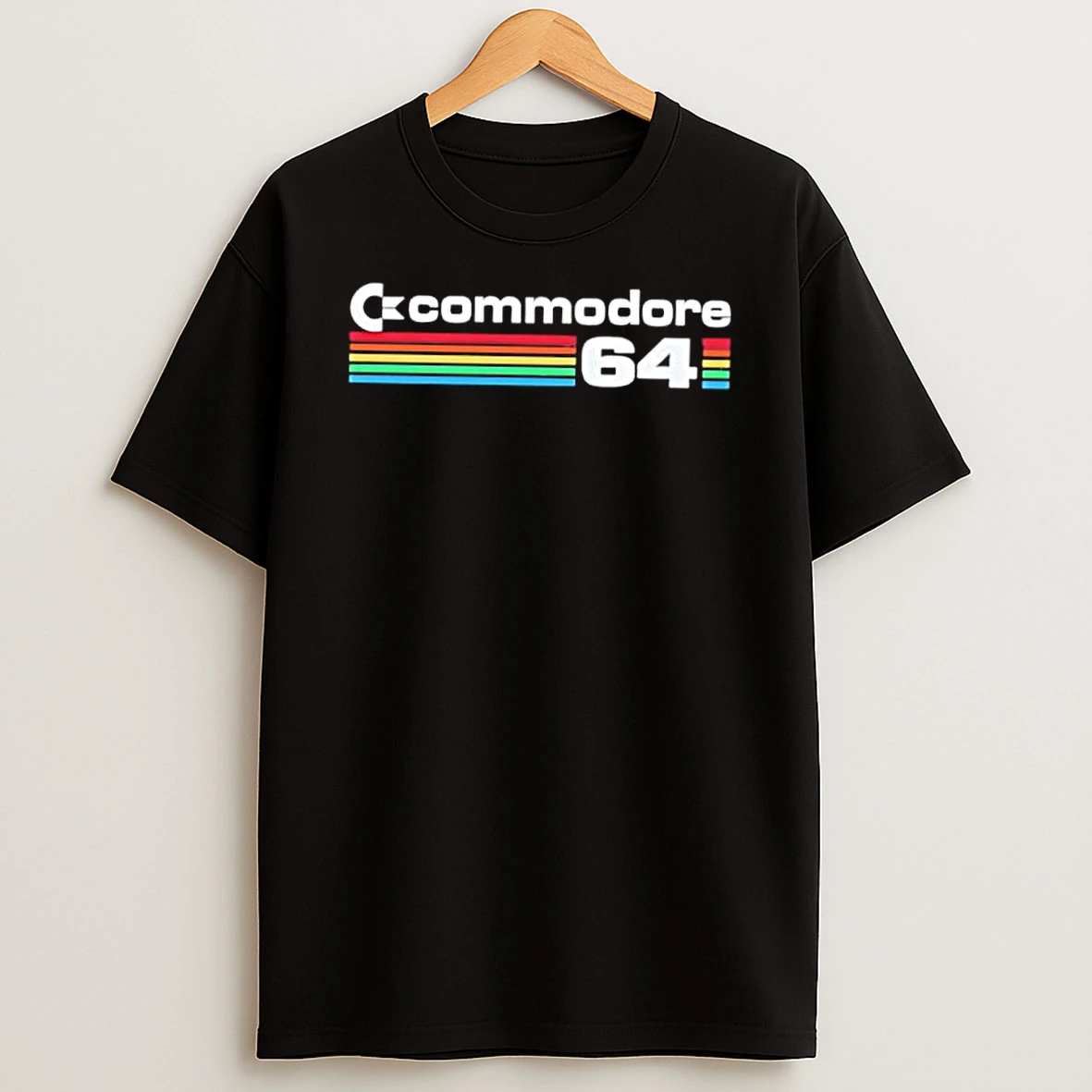 Commodore 64 Vintage Retro 80s Computer Logo Rainbow Shirts