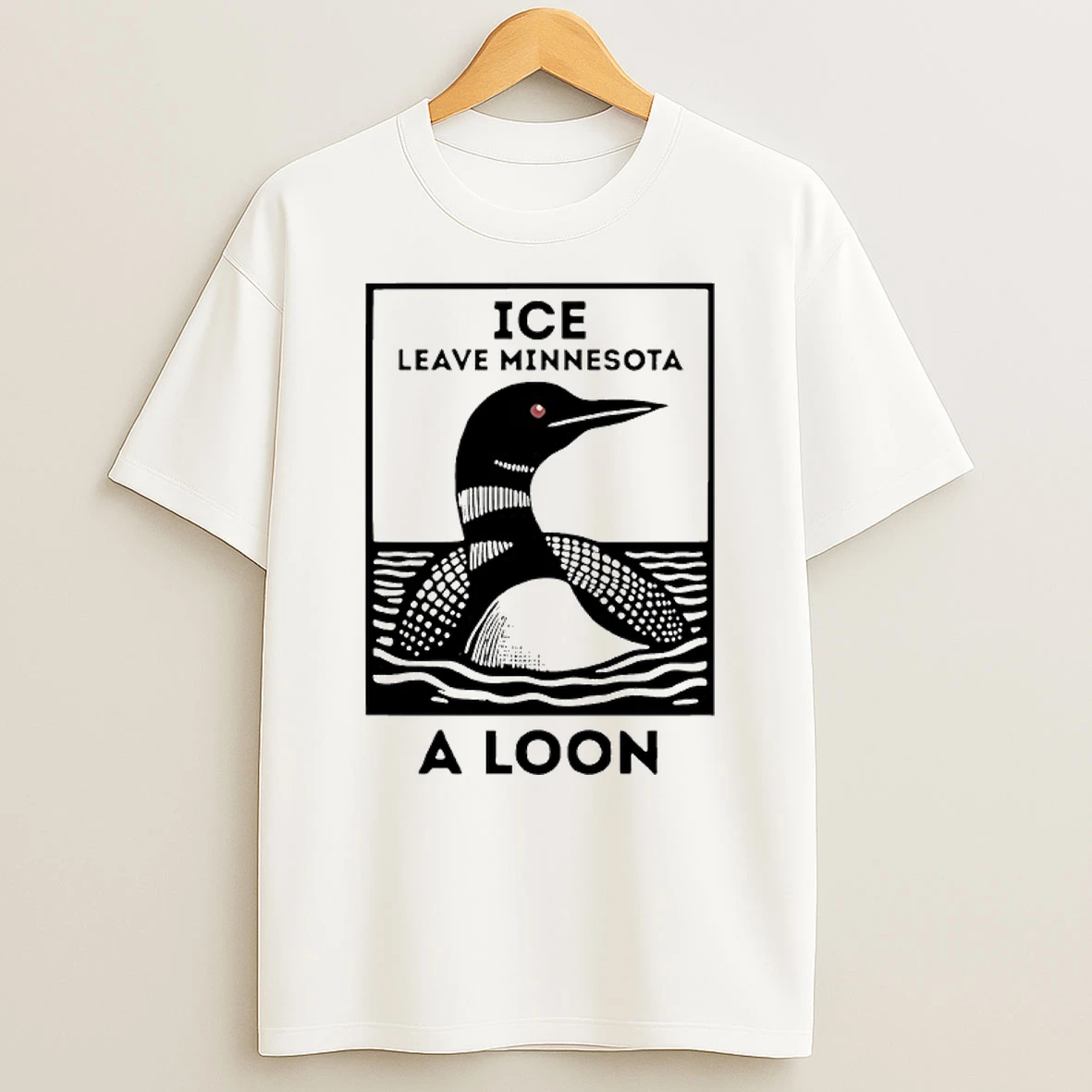 Common Loon Ice Leave Minnesota A Loon Shirts