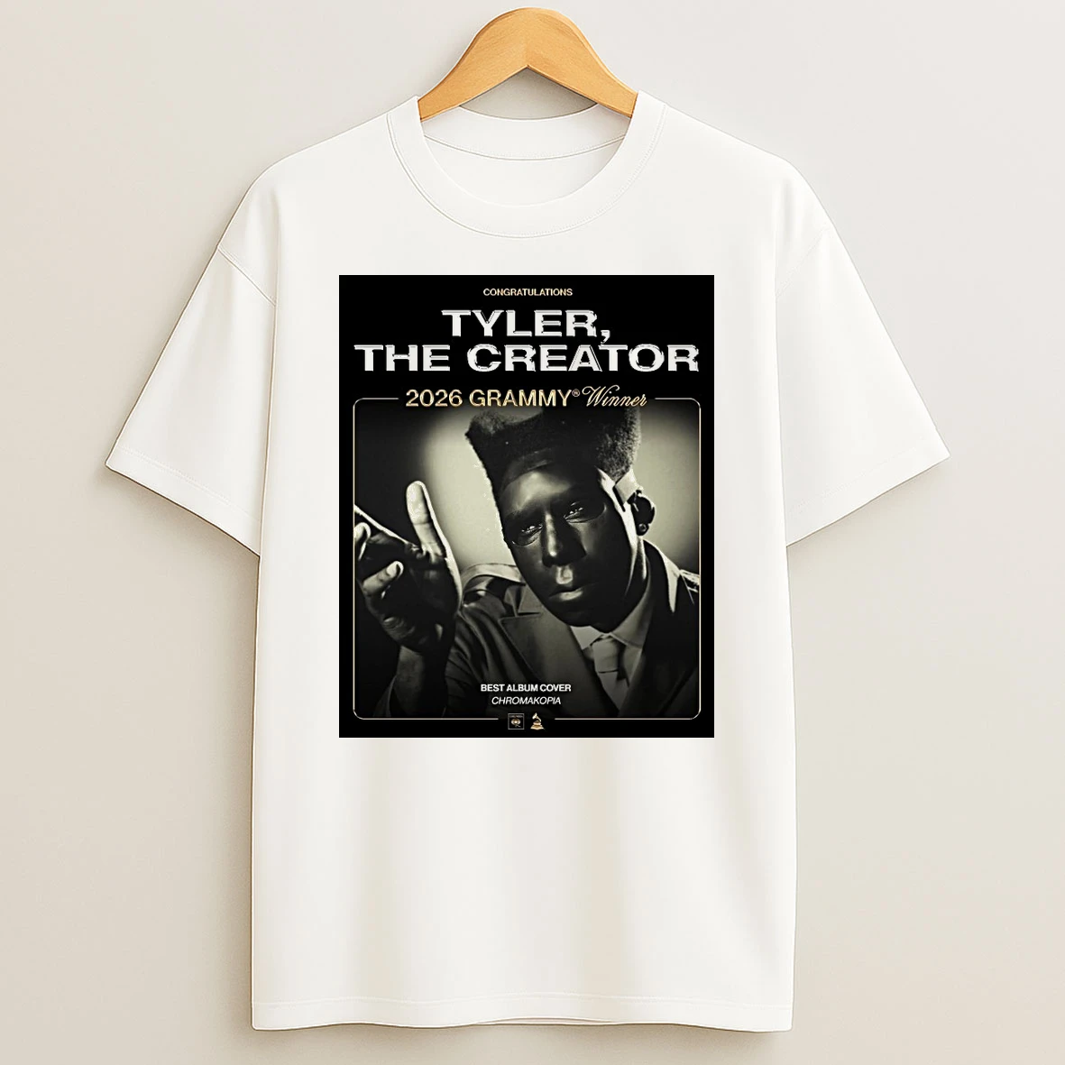 Congratulations Tyler The Creator 2026 Grammy Winner Best Album Cover Chromakopia Shirts