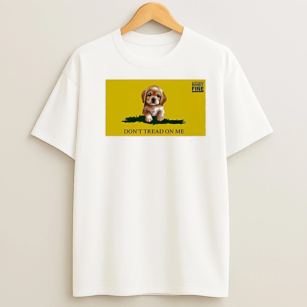 Congressman Randy Fine Golden Retriever Puppy Dont Tread On Me Shirts