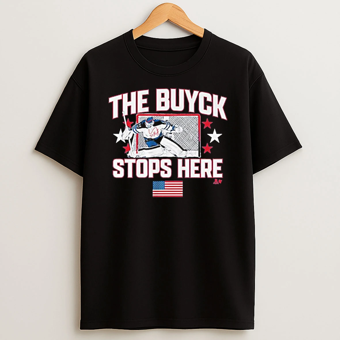 Connor Hellebuyck The Buyck Stops Here Shirts