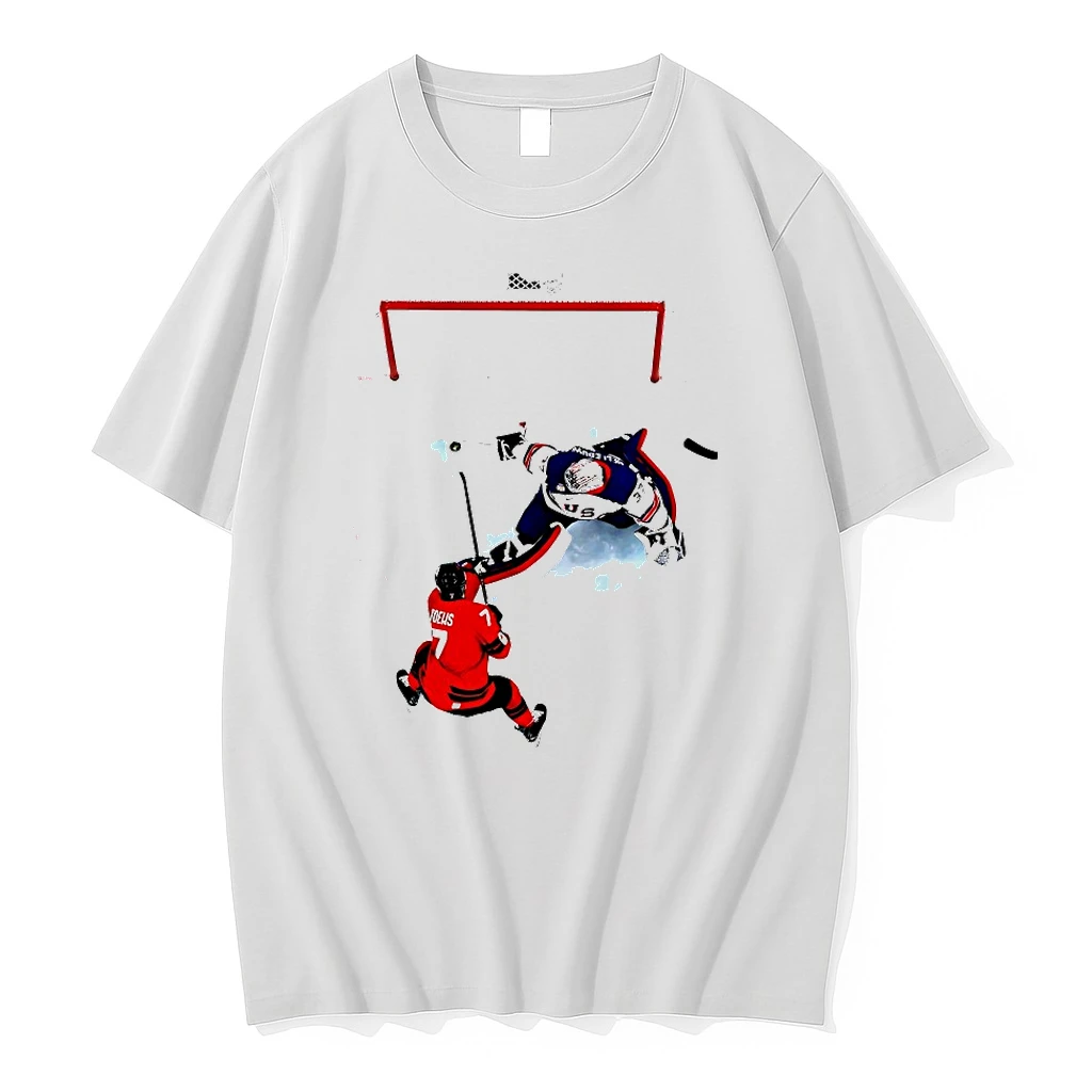 Connor Hellebuyck Made A Paddle Save On Devon Toews Shirts