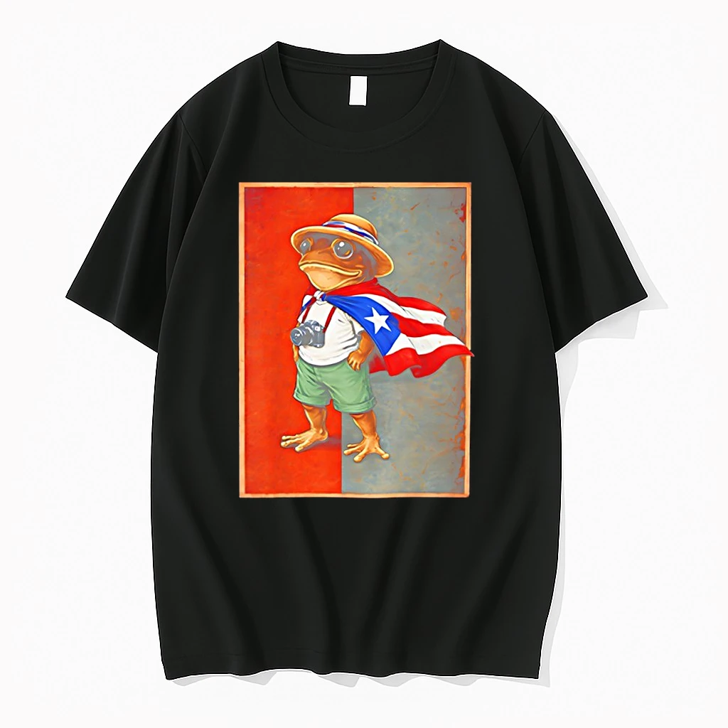 Coqui Frog Puerto Rico Flag Puerto Rican Taino Boricua Funny Shirts