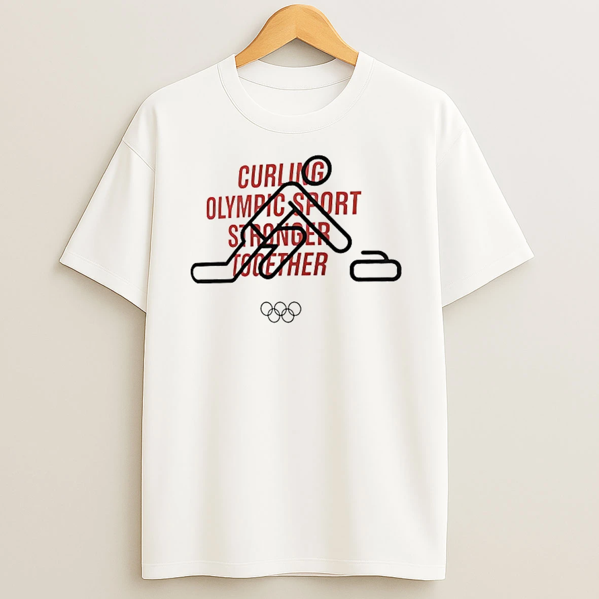 Curling Olympic Sport Stronger Together Shirts