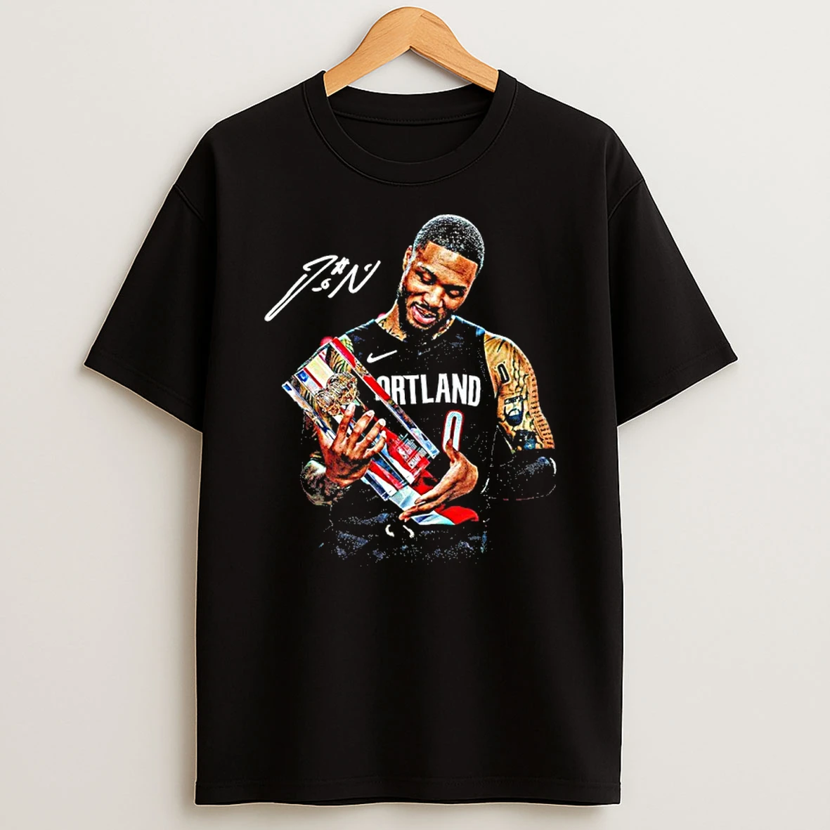 Damian Lillard Portland Trail Blazers 3 Point Champ Signature Shirts