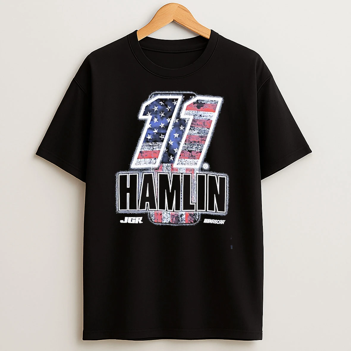 Denny Hamlin 11 Patriotic Number American Flag Vintage Shirts